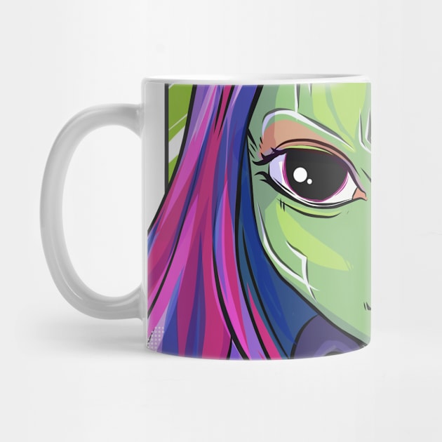 Pop Culture Caricature #4 - Gamora by yazgar